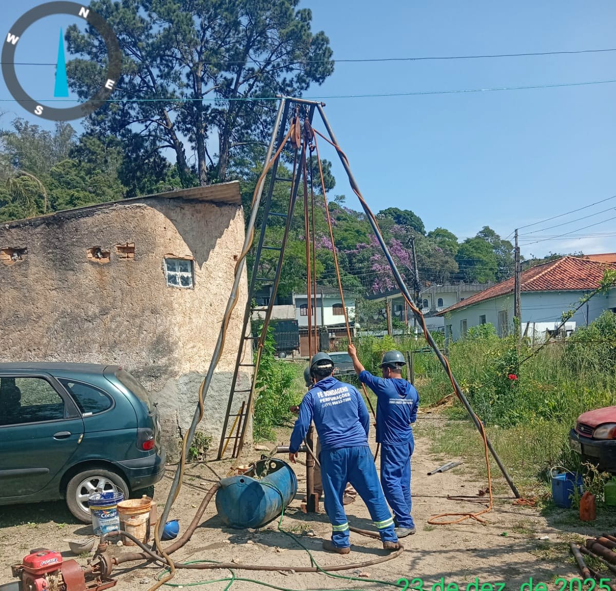 Sondagem em área verde